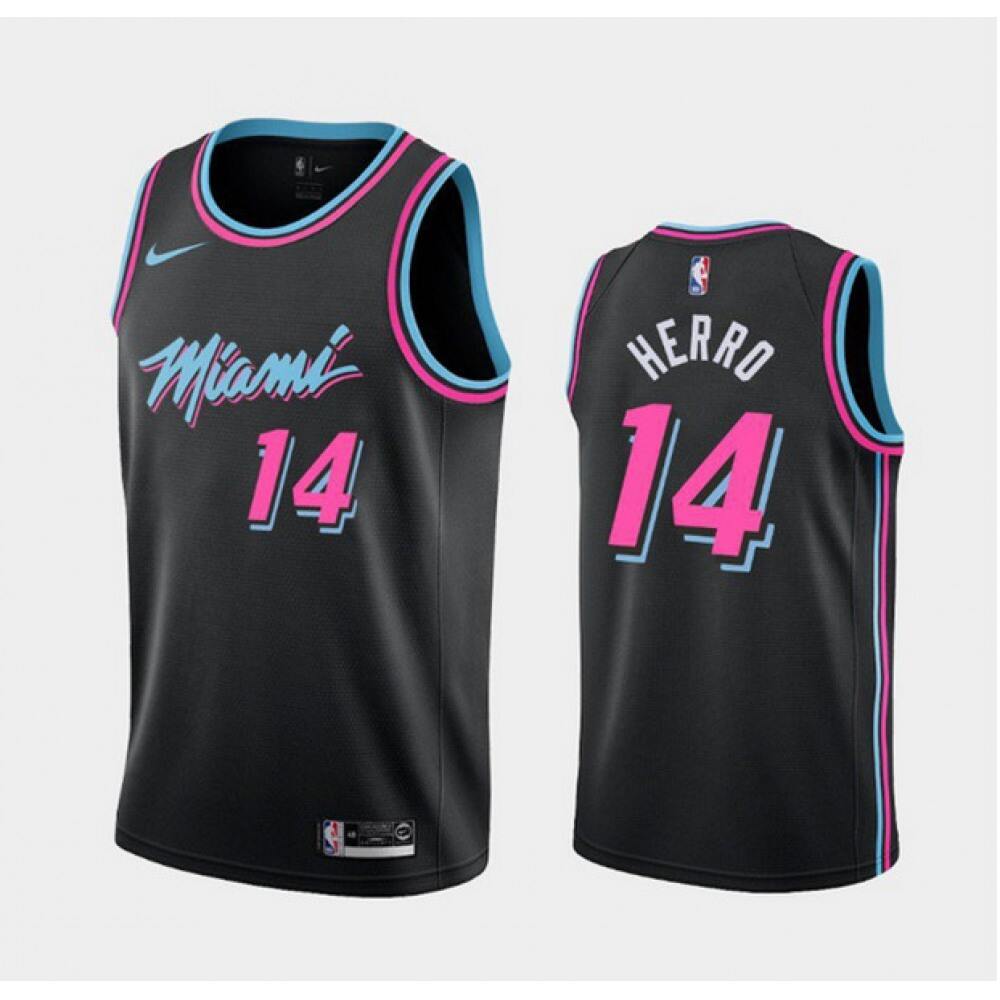 Performance Contemporary Men's MIA #14 Tyler Black Basketball Jersey