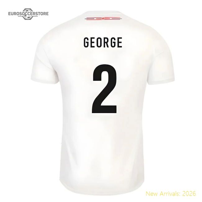 England 2023-2024 Home Shirt - Official Climalite Moisture-management