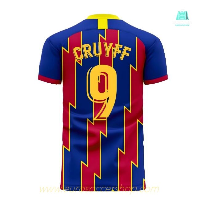 Catalonia 2025-2026 Home Concept Football Kit (Libero) (CRUYFF 9)