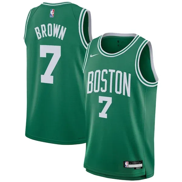 Jaylen Brown BOS Swingman Jersey - high-quality NBA - Green casual