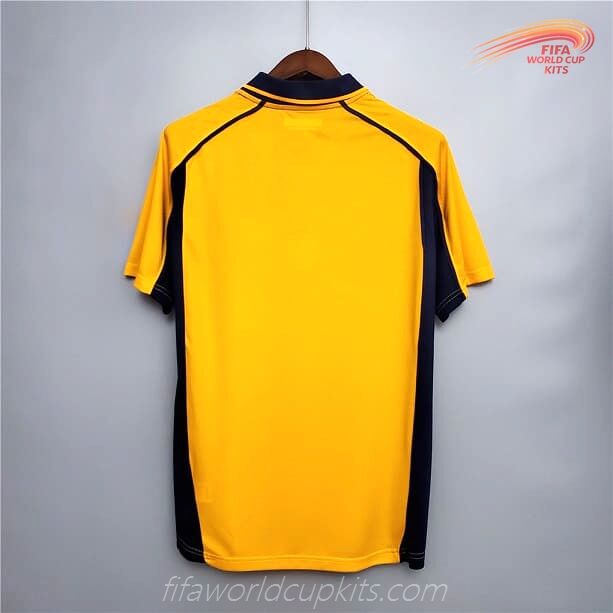 Liverpool 00-01 Away Yellow Football Kit