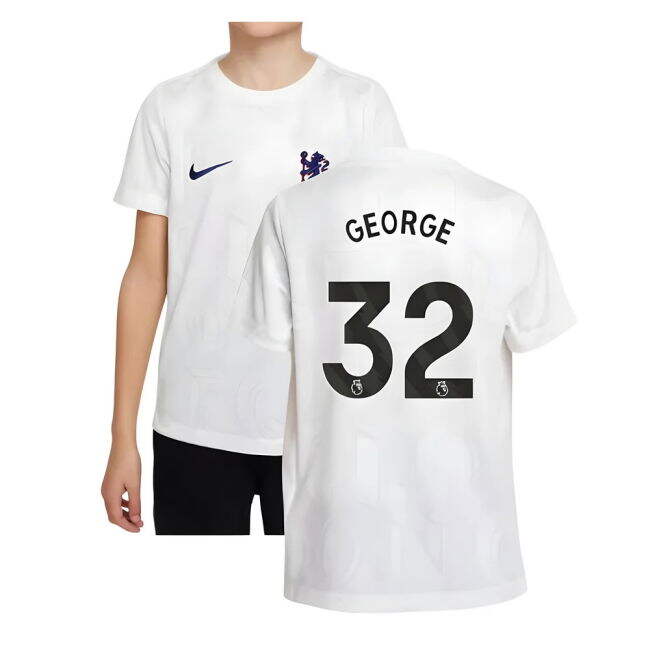 Ultra Comfort Chelsea Chelsea Pre Match Shirt White Kids George #3...