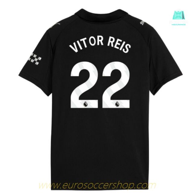 2025-2026 Man City Away Mini Kit (Vitor Reis 22)