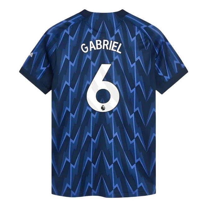 2025-20 Arsenal Away Football Shirt Gabriel Name & Number L M Women S