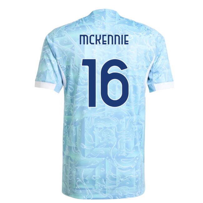 2025-2026 Juventus Away Official Licensed Shirt (McKennie 16)