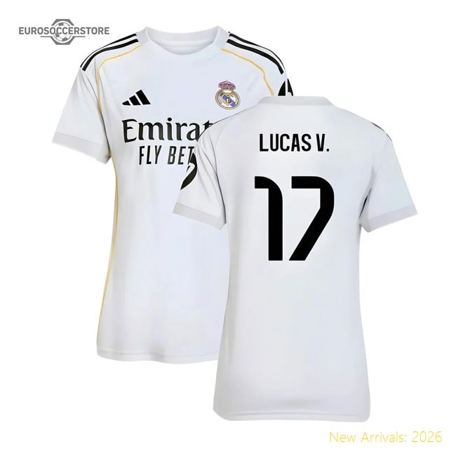 Top-grade 2025-2026 Real Madrid Main Jersey (womens) (lucas V 17)