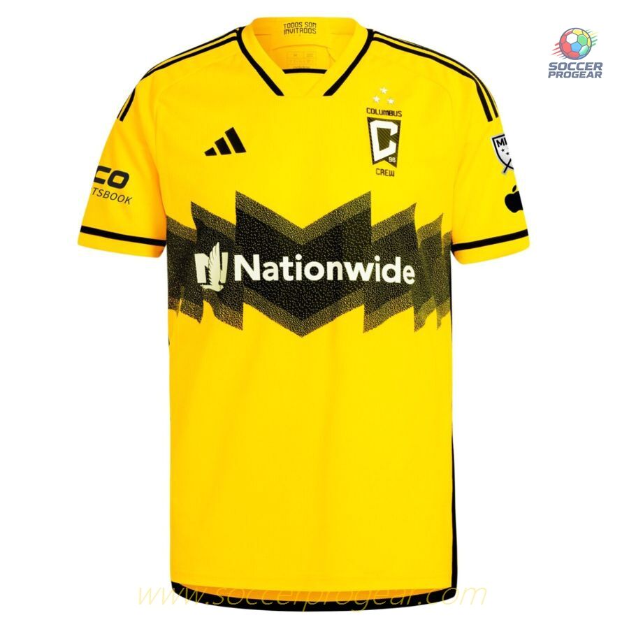 Columbus Crew Home Team Football Jersey 2025-26 Edition