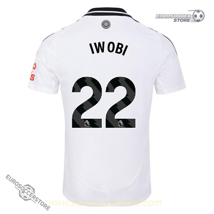 24-25 Season Fulham Home Jersey with IWOBI 22 Printing