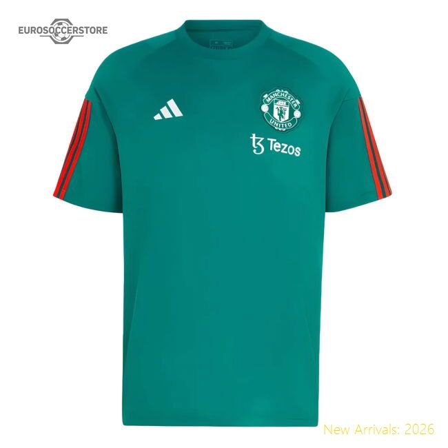 Premium 2023-2024 Man Utd Training Tee (green) - Premium Quality