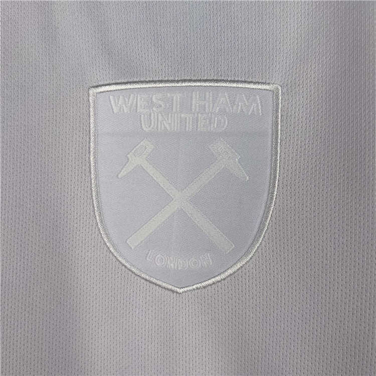 West Ham United 2324 Football Shirt Away White Soccer Shirt -