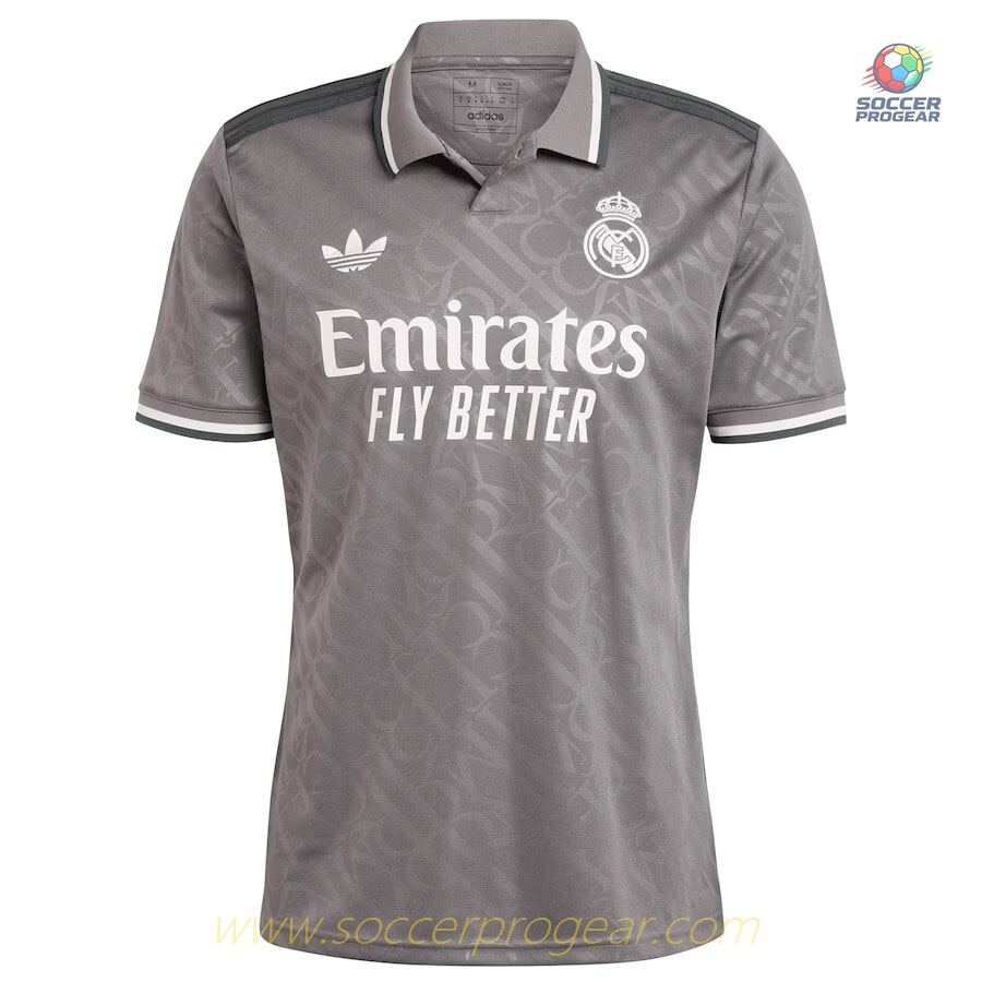Real Madrid 2024-2025 Season Third Youth Soccer Uniform Team Shirt