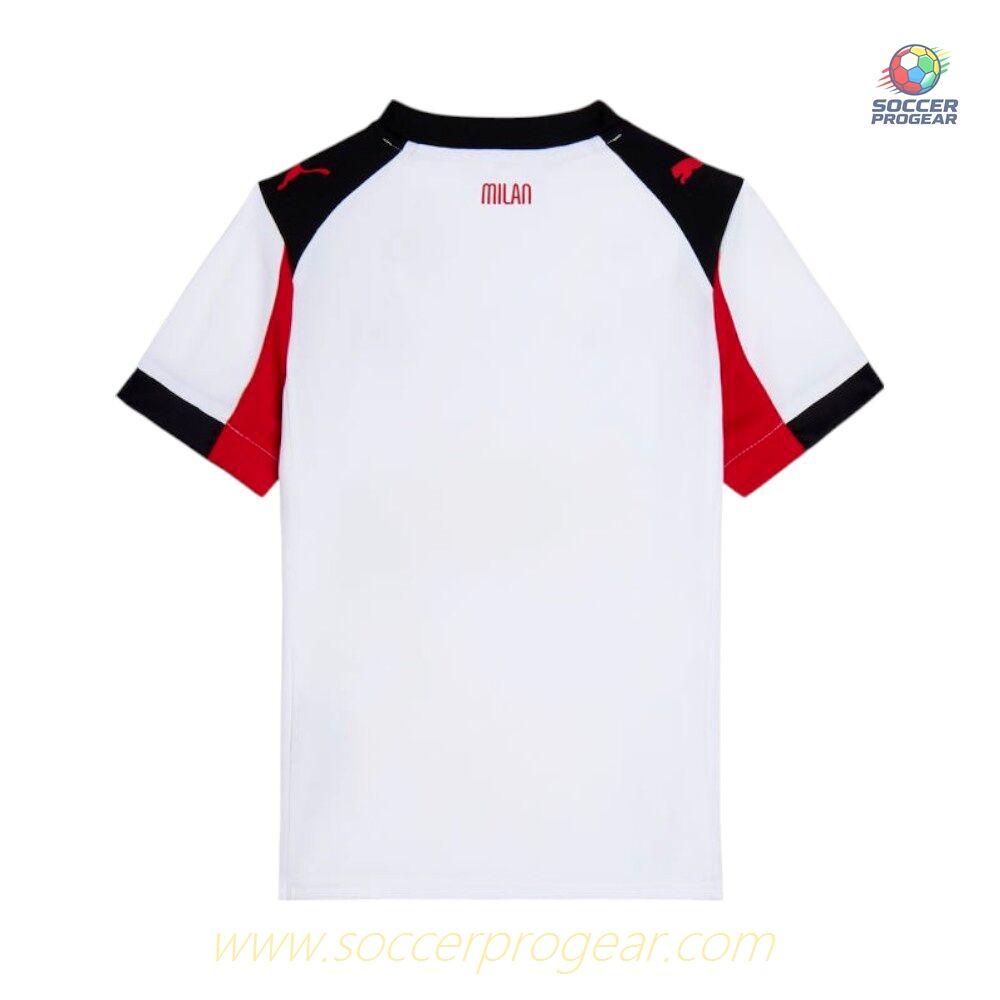 AC Milan Youthren's Away Football Jersey 2025/26 Collection