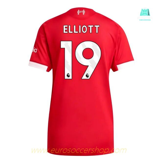 2025-2026 Liverpool Authentic Home Shirt (Womens) (Elliott 19)
