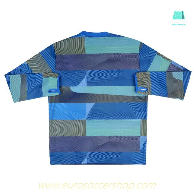 2025-2026 Real Madrid Pre Match Warm Top (Blue)