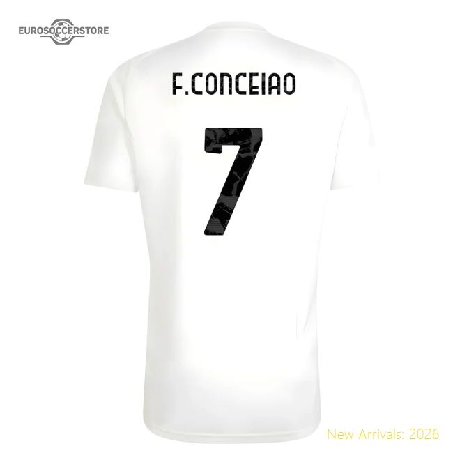 Exceptional 2025-2026 Bianconeri Training Tee (white) (fconceiao 7)