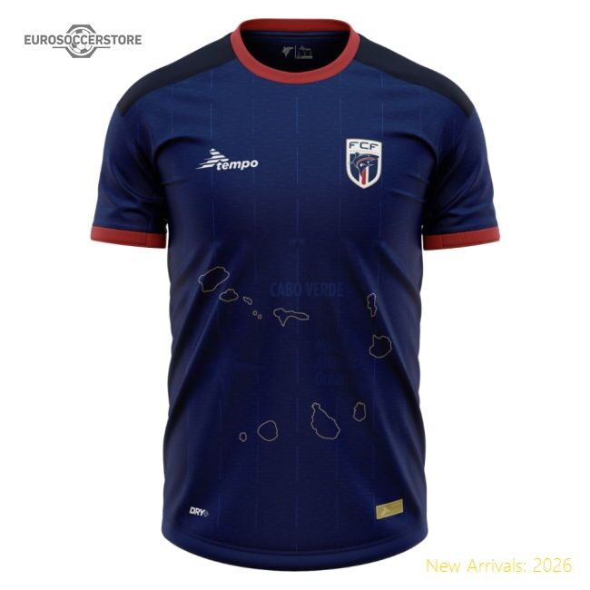 Cape Verde 20232024 Home Jersey  Authentic Quickdry Contemporary