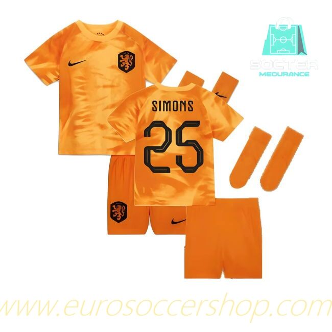 2022-2023 Holland World Cup Home Shirt (Simons 25)