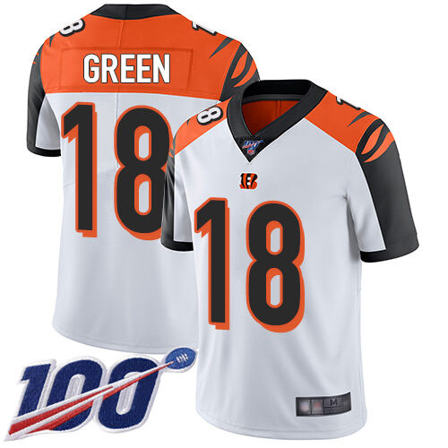 NFL Bengals A.J. Green #18 Green None Limited Jersey high-quality