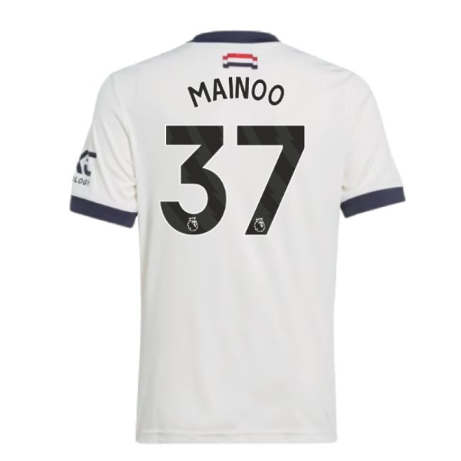 Kids 2024-2025 Man Utd FC Third Jersey (Mainoo 37)