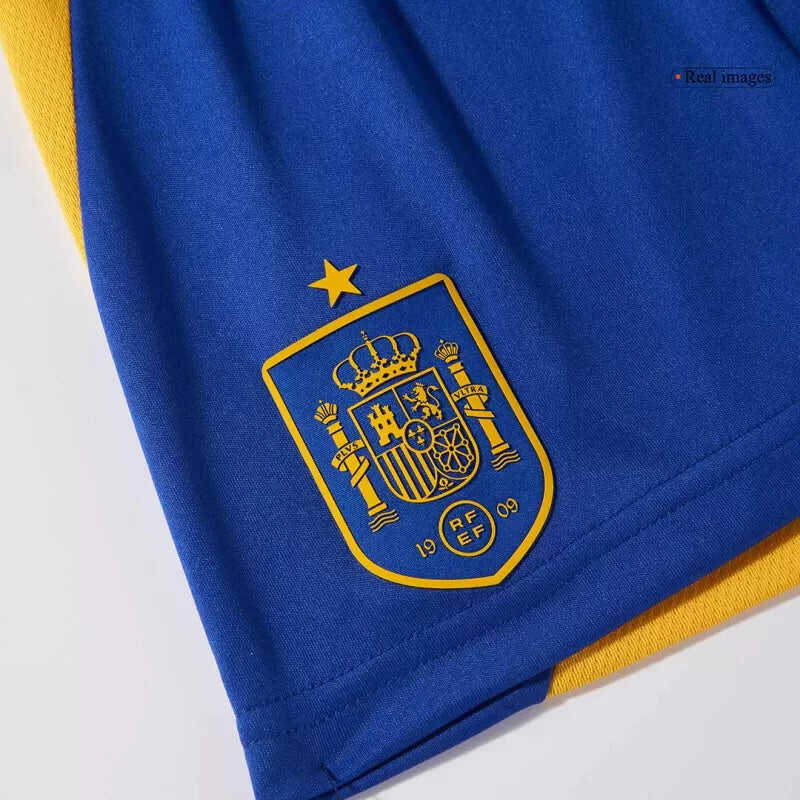 Kid's Spain Home Soccer Jersey Kit(Jersey+Shorts+Socks) 2024/25Authent