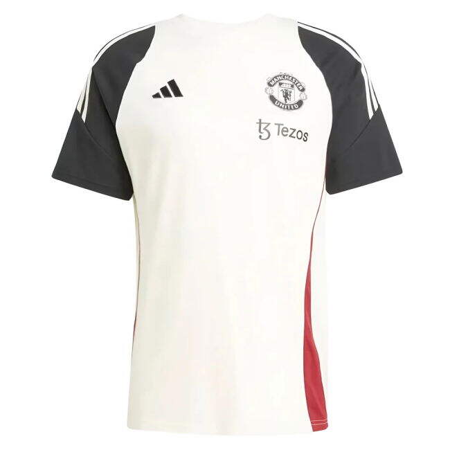Authentic Design Football Man Utd Training Tee Off White Toone #7 ...