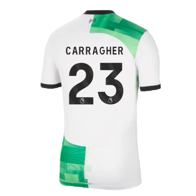 Authentic 2023-2024 Liverpool Away Carragher With Special Edition