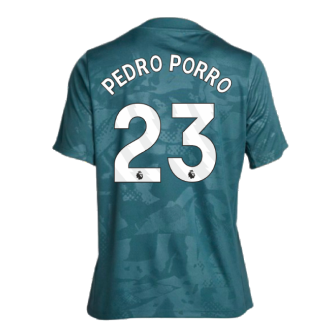 2024-2025 Tottenham Pre-Match Third Shirt for (Kids