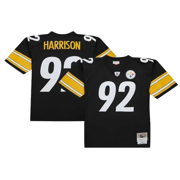 Premium PIT Steelers Replica Jersey - Black | NFL Fan Apparel