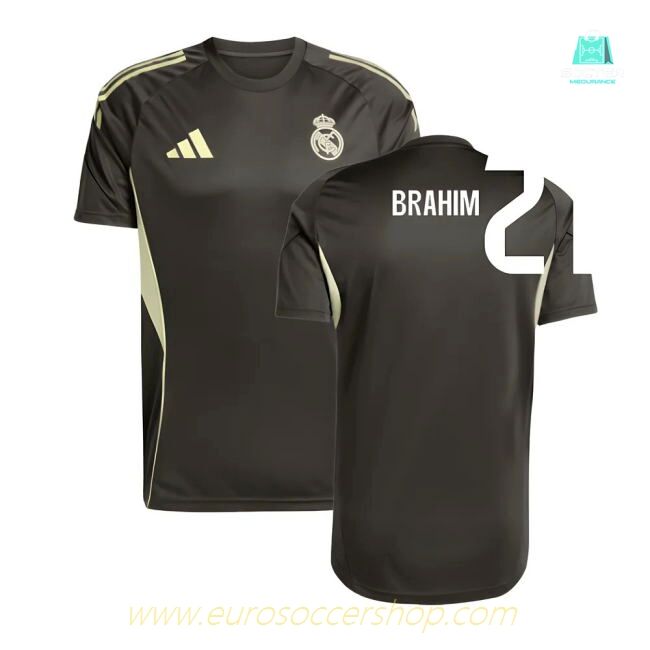 2025-2026 Real Madrid Training Jersey (Utility Grey) (Brahim 21)