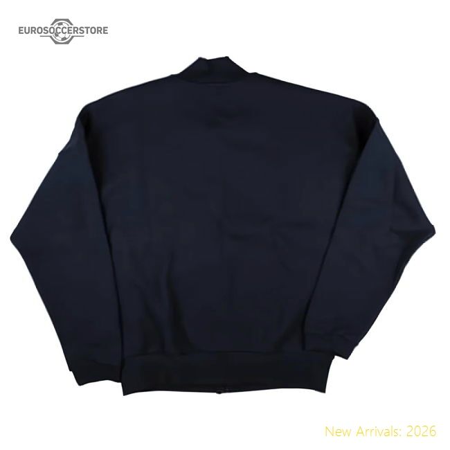 Luxury 2024-2025 Real Madrid Seasonal Doubleknit Track Top (navy)