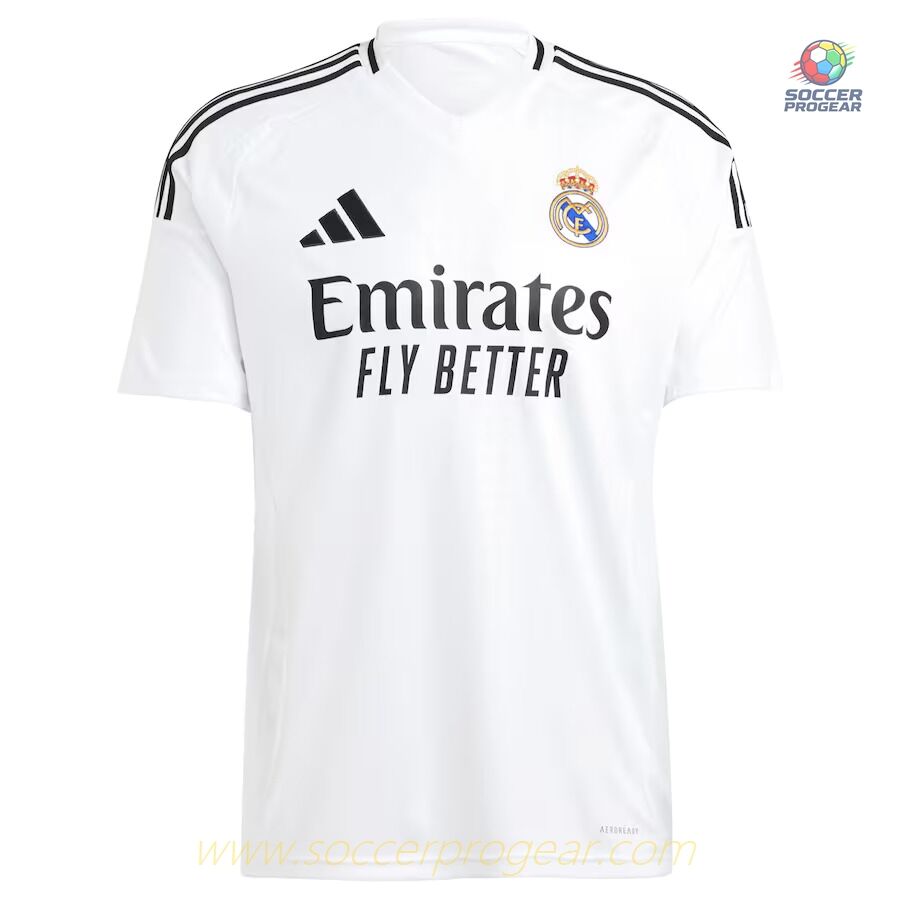 Real Madrid Home Team Soccer Team Shirt 2024-2025 Season Mbappe