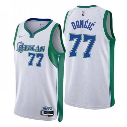 Dallas Mavericks Luka #77 High-Quality Performance Jersey Retro Style