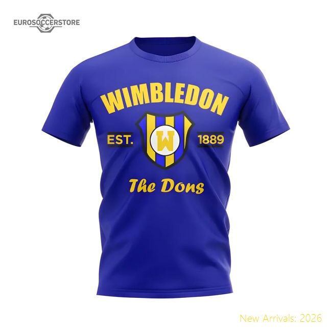 Excellent Wimbledon Established Football T-shirt (blue)