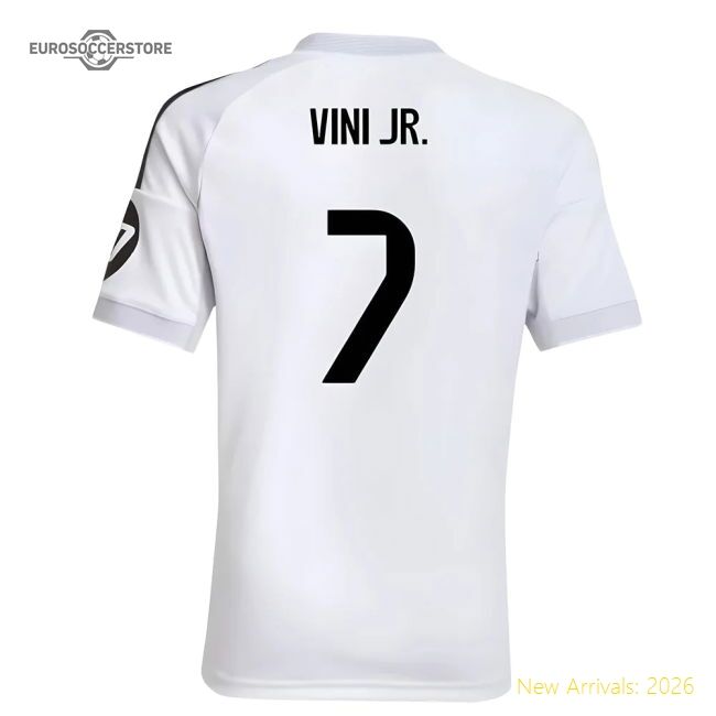 2025-2026 Real Madrid First Jersey (kids) (vini Jr 7) - Unique Style