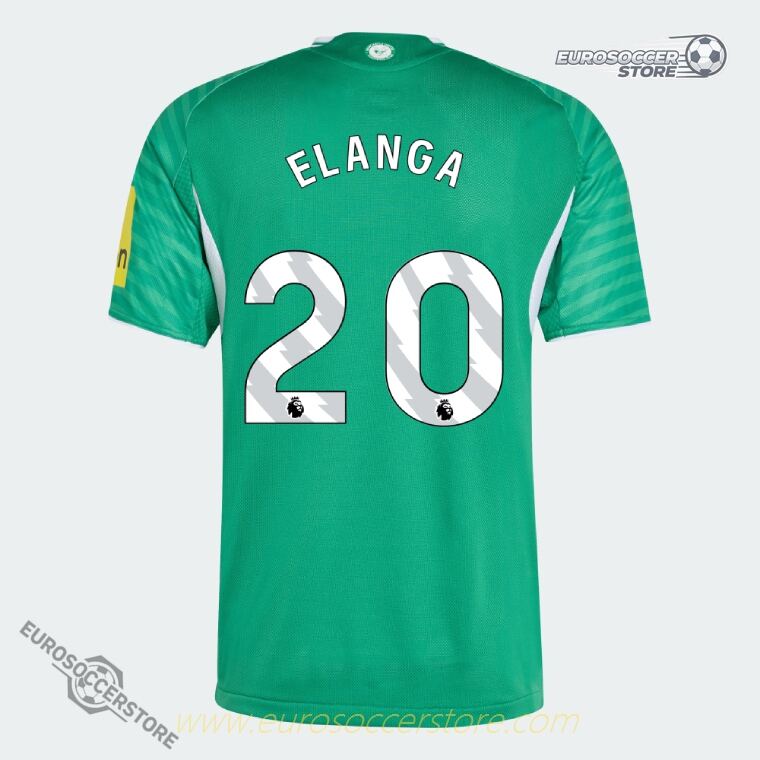 Newcastle United 25-26 Away ELANGA 20 Jersey (Player Version)
