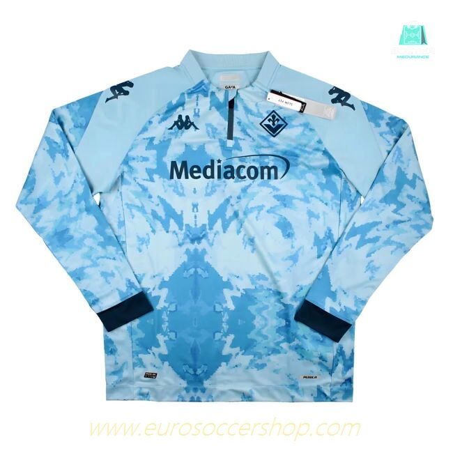 2023-2024 Fiorentina Pre-Match Training Top (Blue)