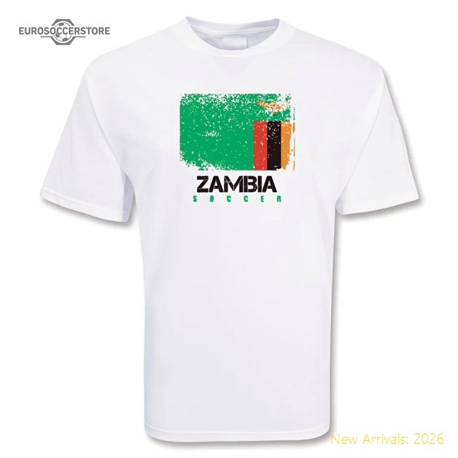 Highperformance Zambia Soccer 20242025 Regular Tshirt