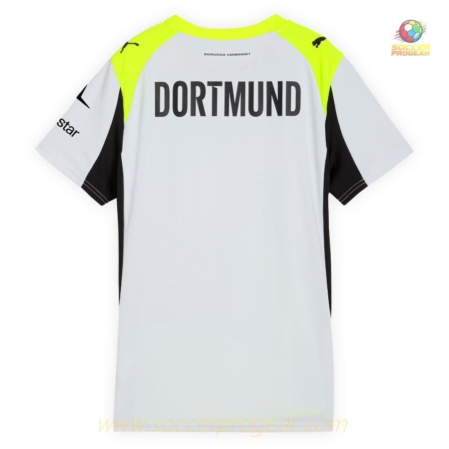 Football Soccer Jersey BVB Dortmund Away 2025-2026 Season Ladies