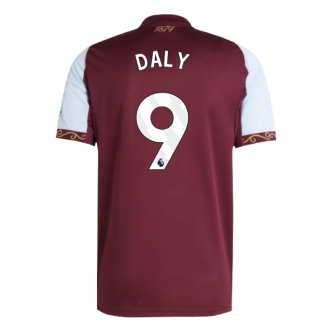 Stylish Aston Villa 2025-2026 Aston Villa Home Shirt (Daly 9) for F...