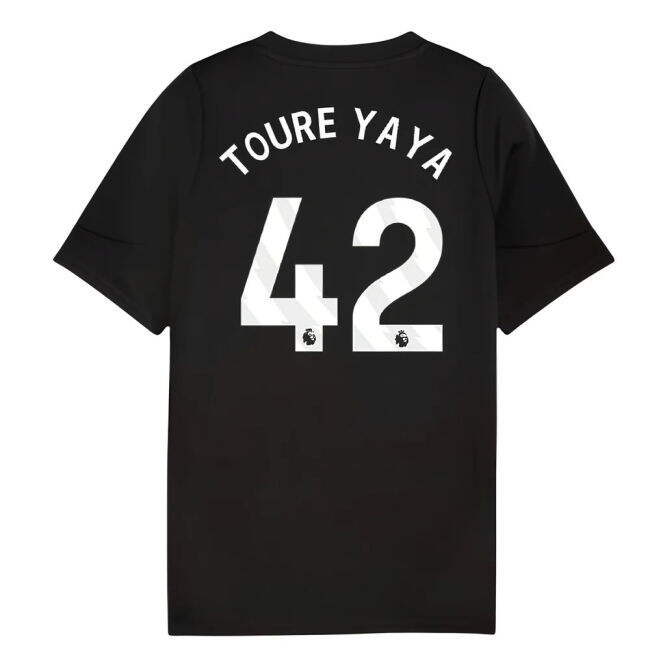 replica 2025-2026 Man City Training Jersey (Black) - Kids (Toure Ya...