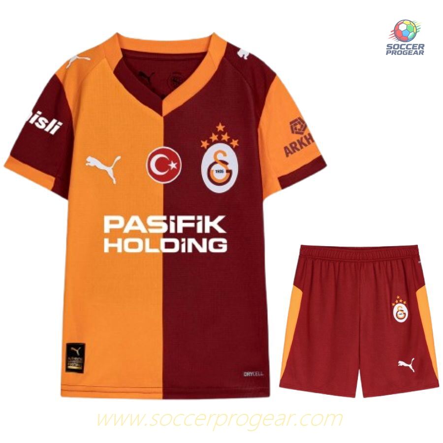 Galatasaray Childrenren's Home Football Jersey Football Jersey 2025/26 Collection
