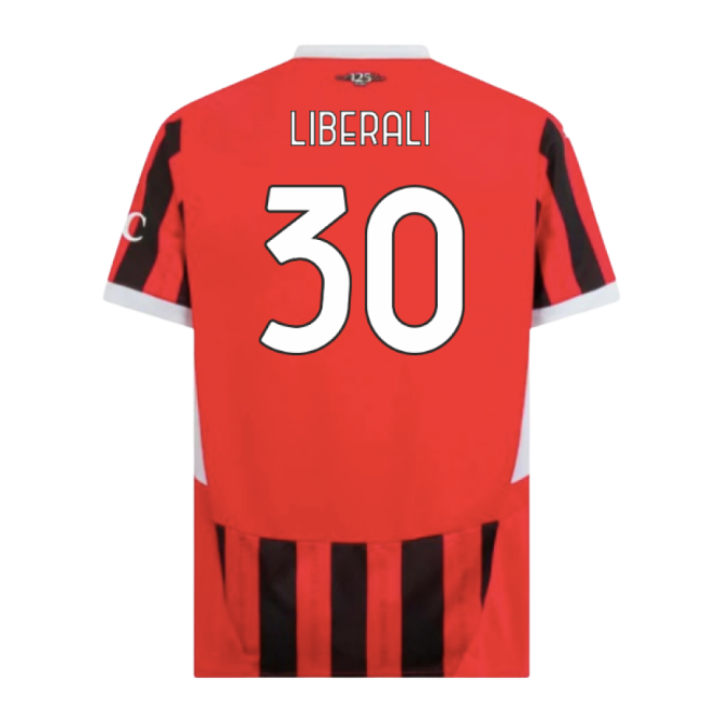 Liberali 30 Match Worn Style AC Milan Home Pro Shirt 2024-2025 (1)