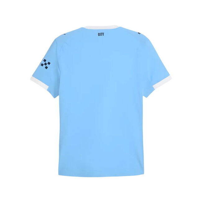 2025-2026 Man City Authentic Home Shirt (Marmoush 7)
