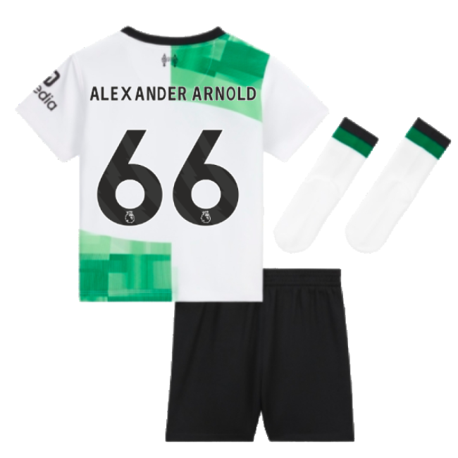 soccer jersey 2023-2024 Liverpool Away Little Boys Mini Kit (Alexan...