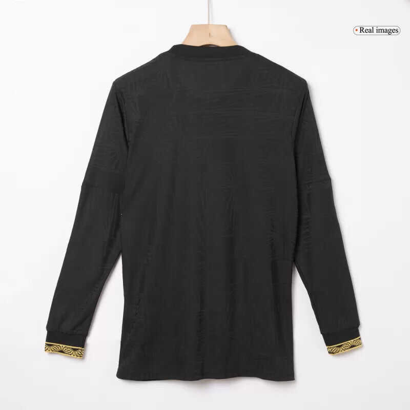 Player Version Mexico Third Away Long Sleeve Jerseys Kit 2025- Gold Cu