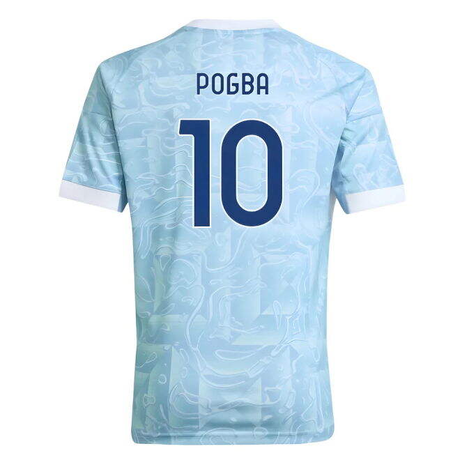 Top Tier Fervent Juve Juventus Away Shirt Kids Pogba #10 Latest Ed...