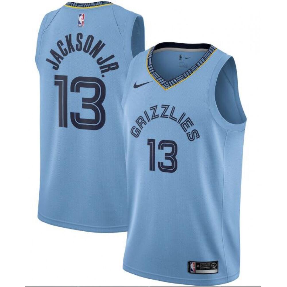 Performance Men's Memphis Grizzlies #13 Jaren Blue Basketball Jersey