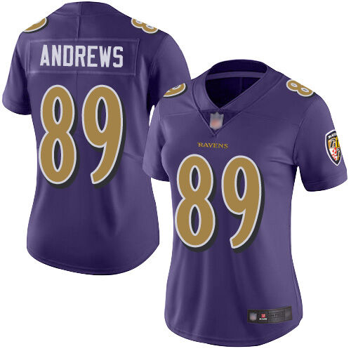 Authentic None #None Purple None Limited NFL Jersey limited