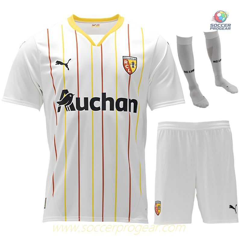 RC Lens Third Youth Football Kit Soccer Jersey 2024-25 Edition