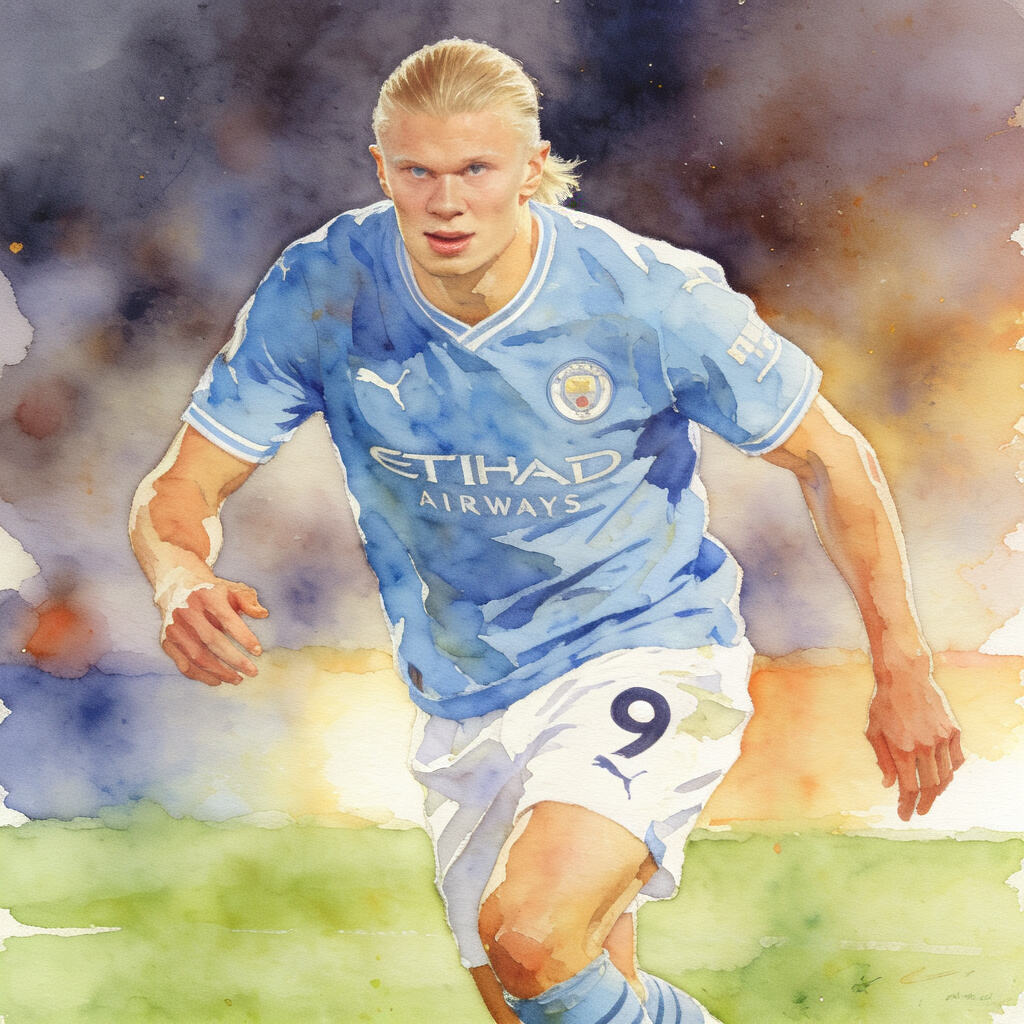 Haaland Manchester City jersey number 9